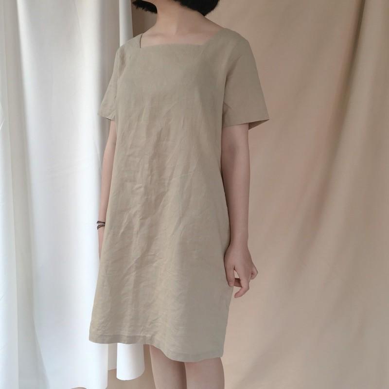 Vải linen màu nude