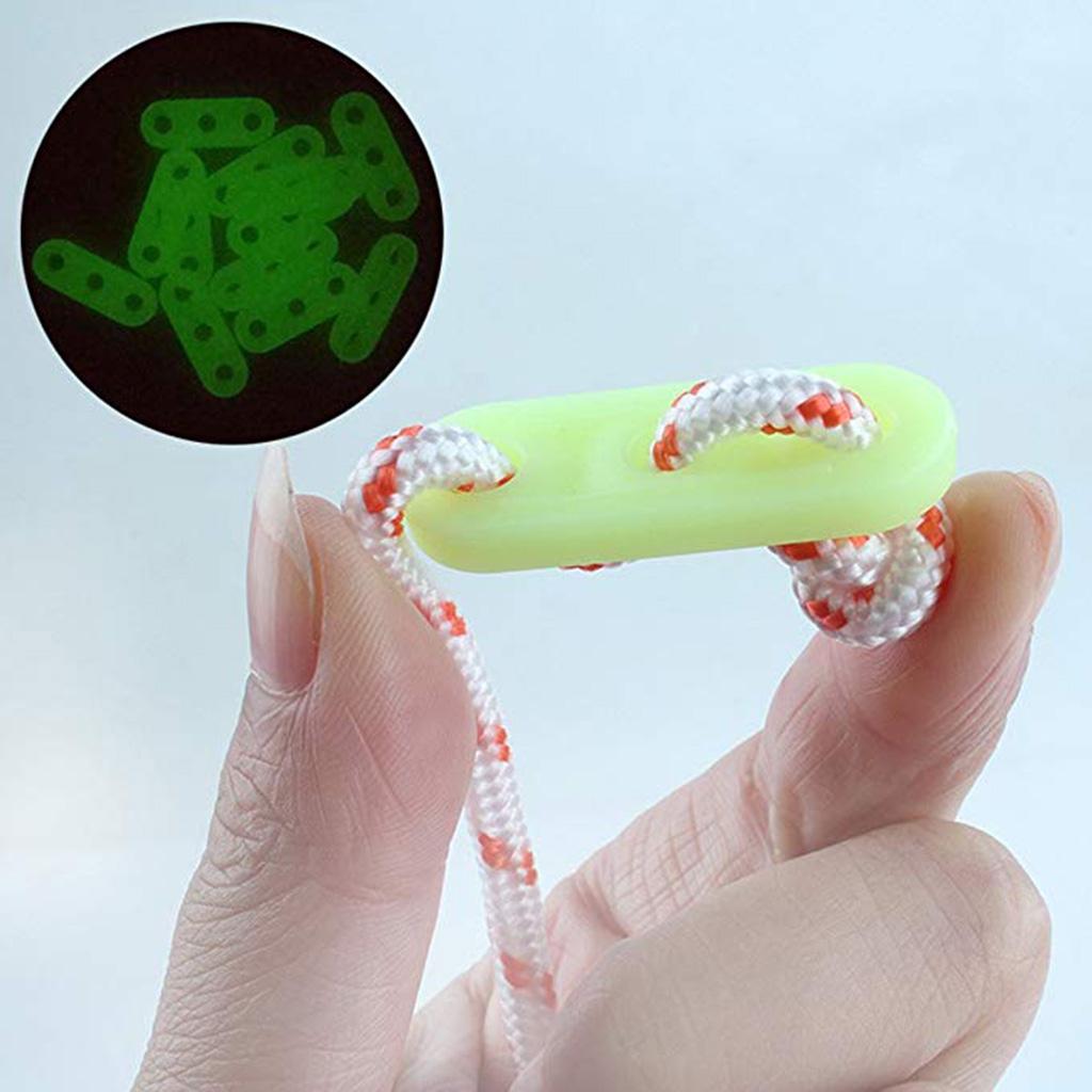 10 Chiếc Nhựa Ngoài Lều Guyline Á Quân Phản Quang 3 Lỗ Dây Dây Tightener Siết Bu Lông Phụ Kiện