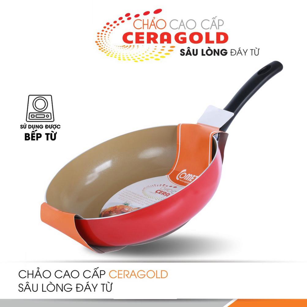 Chảo chống dính cao cấp lòng sâu đáy từ Comet CH25-26
