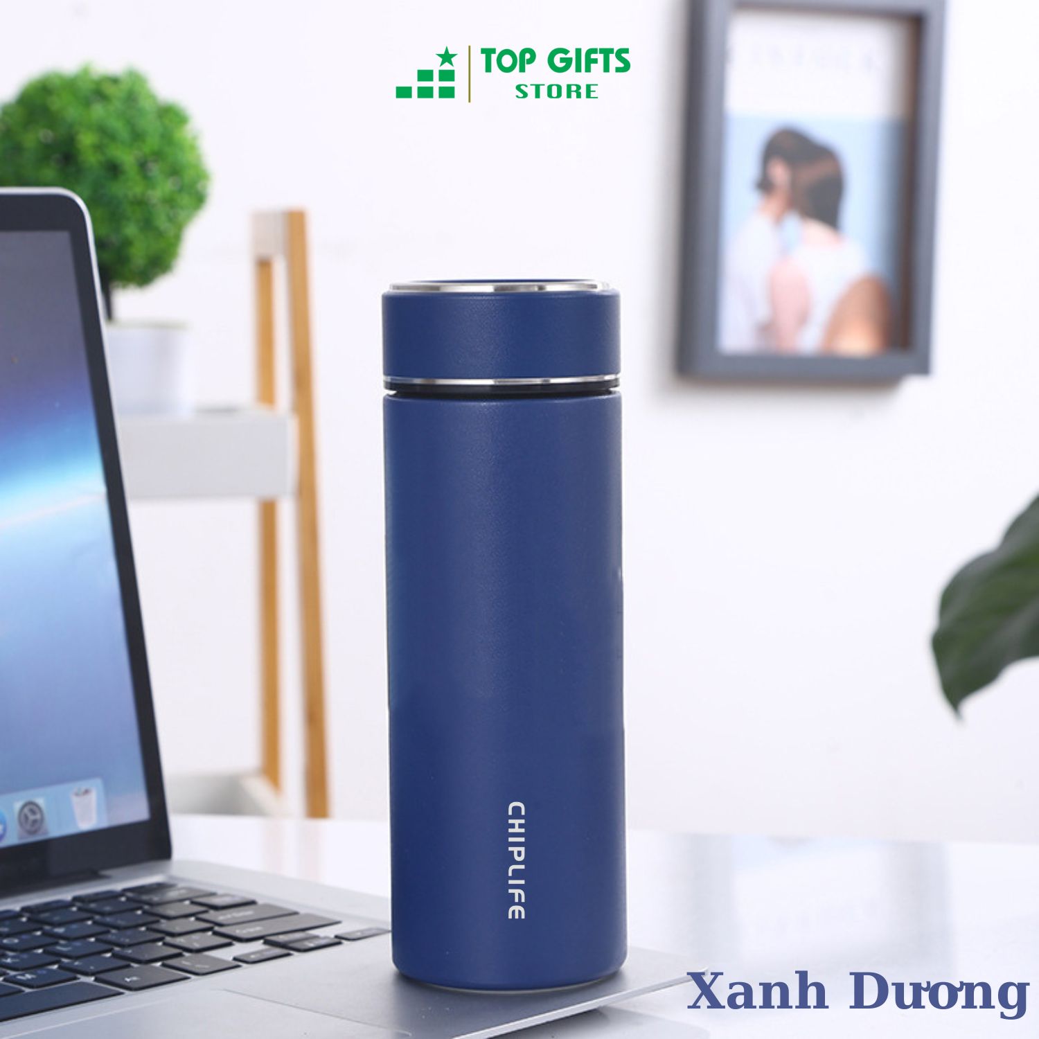 Bình giữ nhiệt khắc tên TopGift BGN156 dung tích 500ml - 4 màu