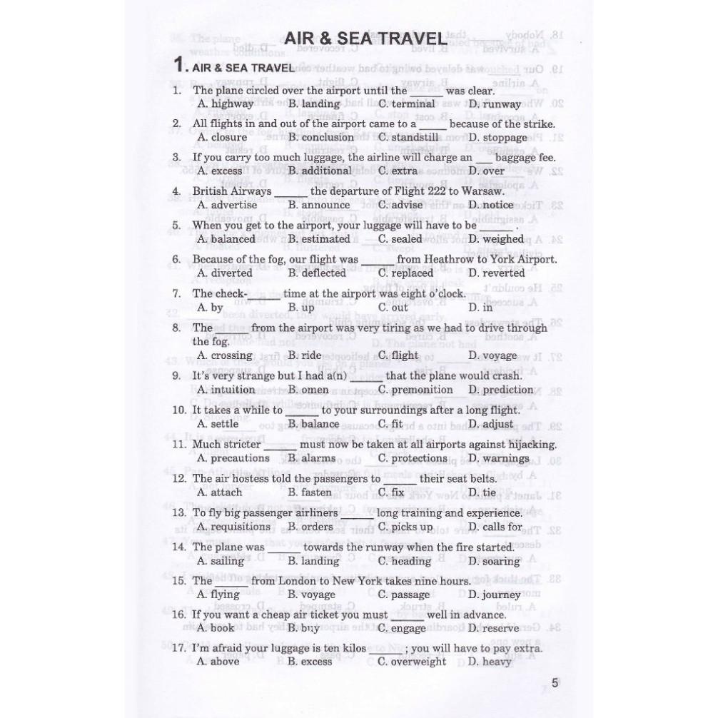 Sách- Câu Hỏi Trắc Nghiệm Chuyên Đề Từ Vựng Tiếng Anh ( ha)