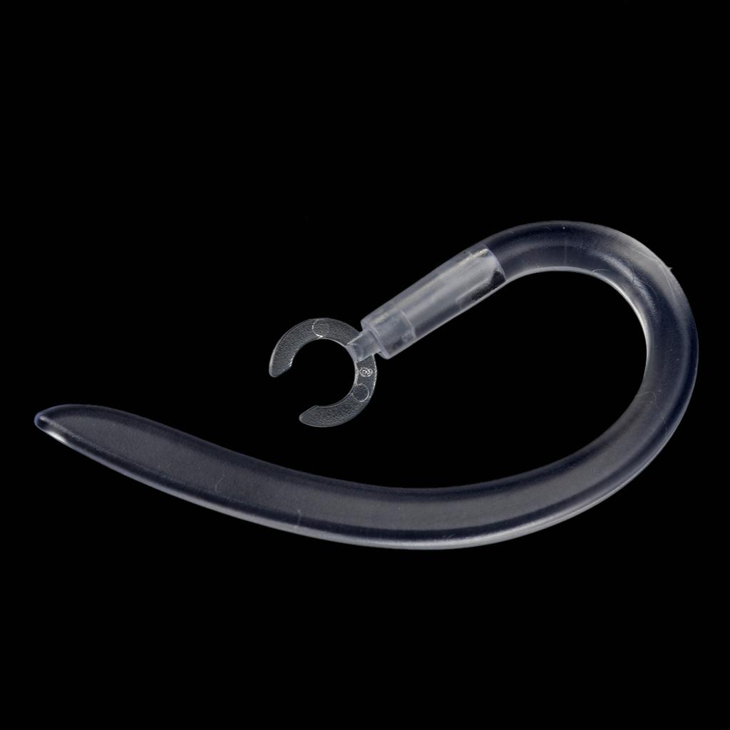 2Pieces Earphone Transparent Silicone Earhook  Headset 5.0mm+6.0mm