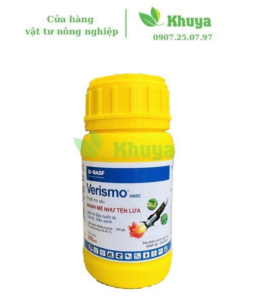 Thuốc trừ sâu Verismo 240SC 200ml Sâu xanh