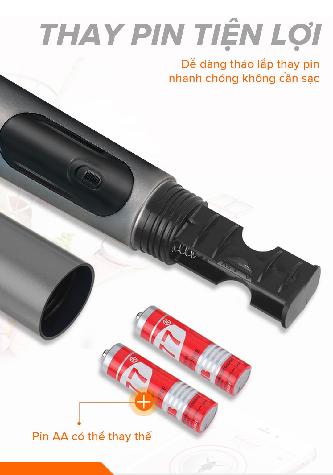 Micro Không Dây Cao Cấp C.O.K ST-304 Dành Cho Loa Kéo, Dàn âm Ly Jack 6.5 Hàng chính hãng 100%