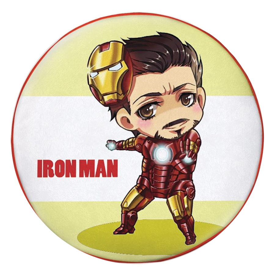 Gối Ôm Tròn Iron Man Ngại Ngùng - GOFF151