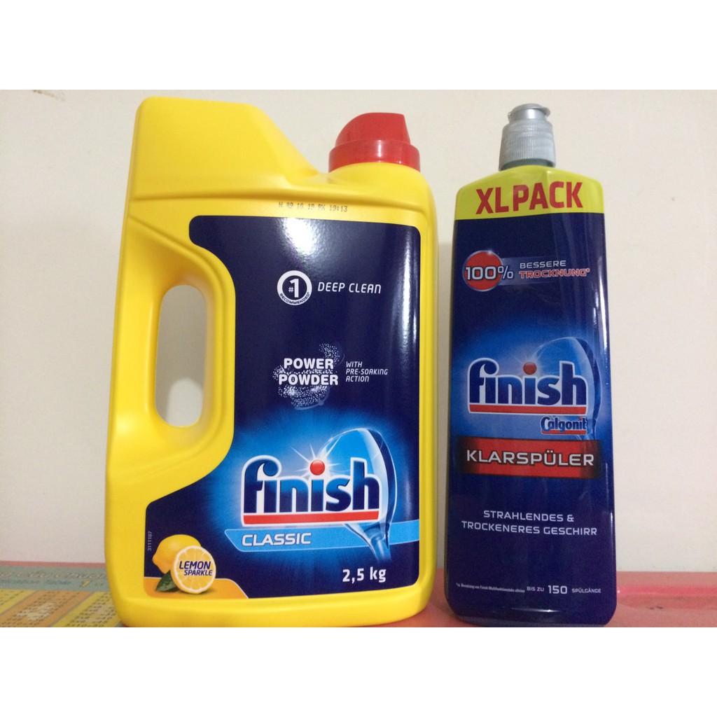 Combo Nước làm bóng Finish 400ml + Tặng viên Finish RB