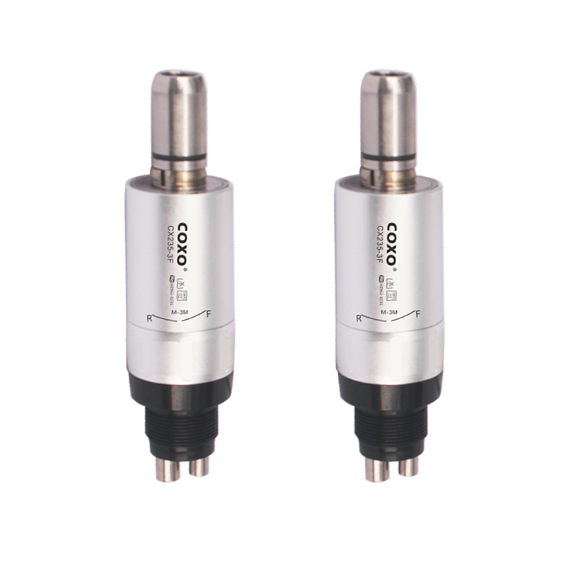 COXO CX235-3F M-3M4 Động cơ không khí bên ngoài Tay khoan tốc độ thấp 4 hol Chuyển tiếp và quay ngược lại