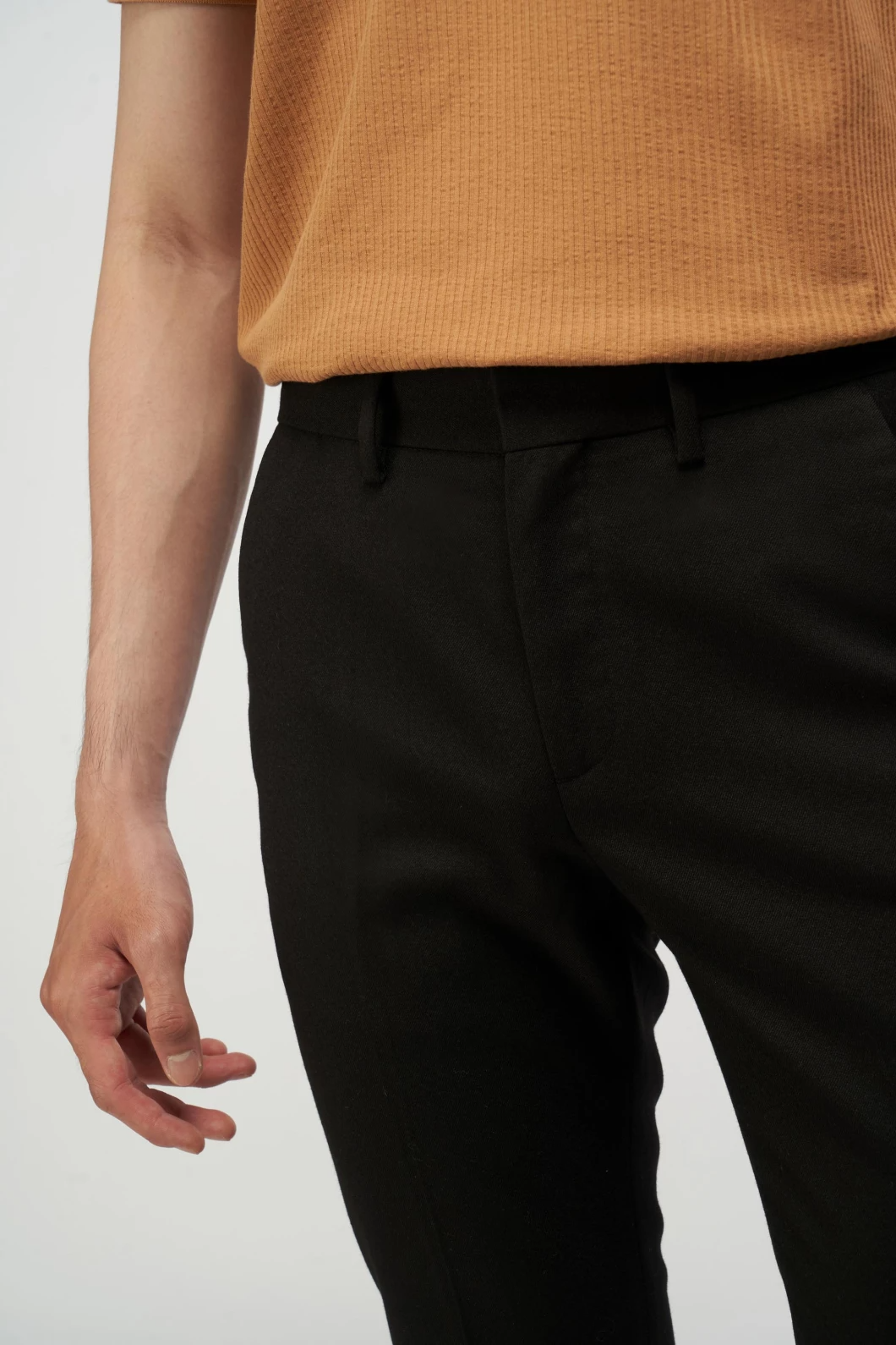 Quần tây nam ROUTINE Twill Texture form slim crop 10F21PFO007 | LASTORE MENSWEAR