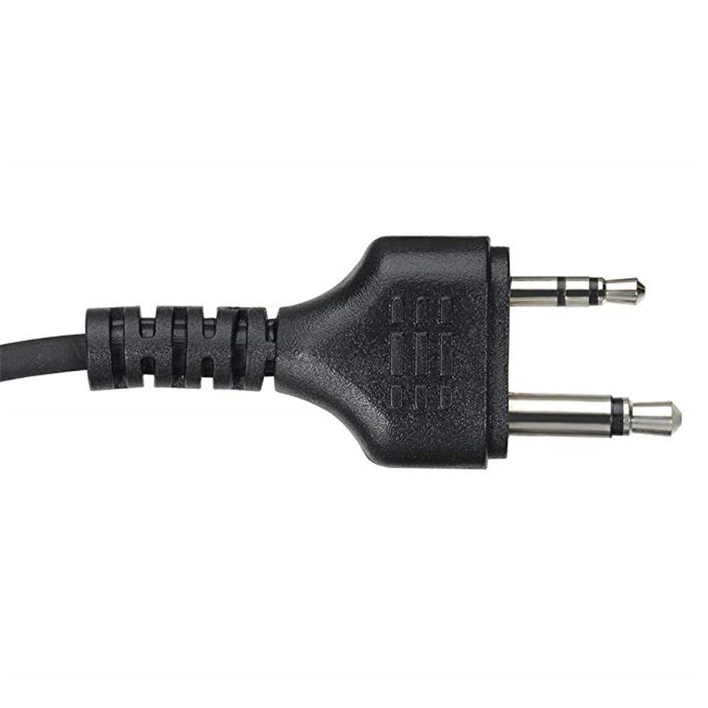 2-Pin Covert Acoustic Tube Walkie Talkie Earpiece for Midland GXT250/255/325