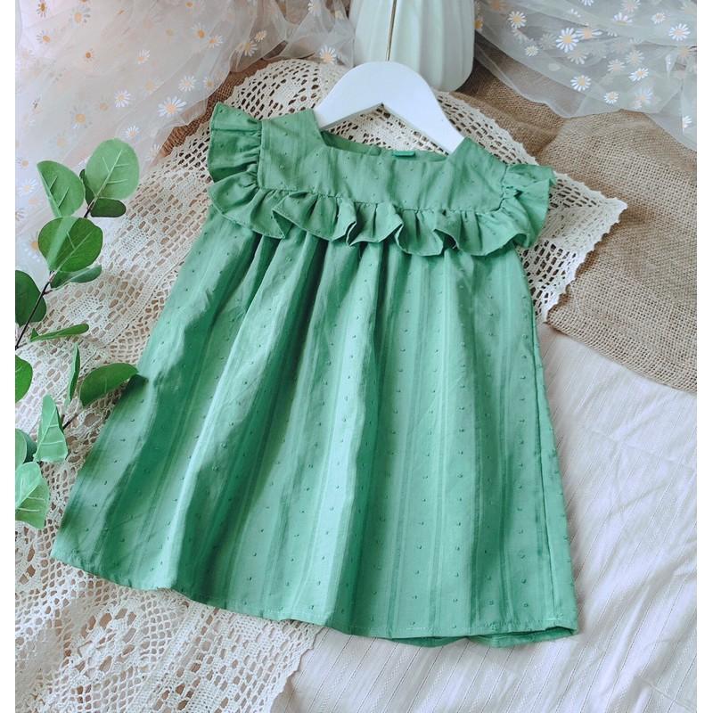 Đầm Bé Gái Dáng Xuông 5 Màu Vintage O.P Kids