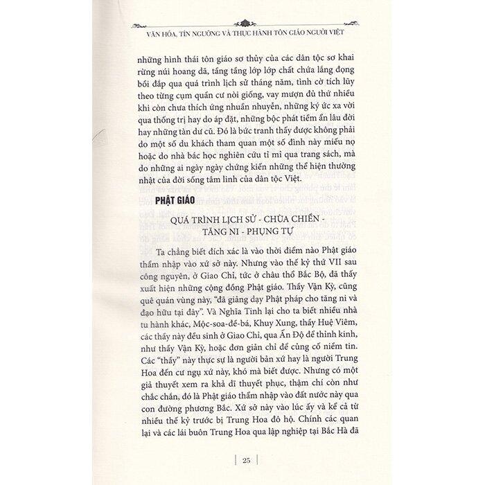 Văn Hóa, Tín Ngưỡng Và Thực Hành Tôn Giáo Người Việt