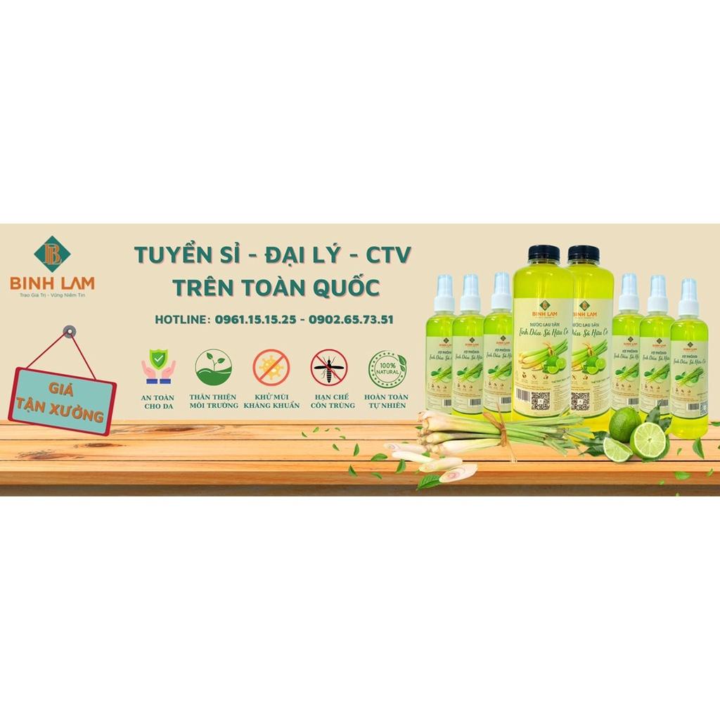 COMBO 2 CHAI NƯỚC LAU SÀN TINH DẦU SẢ HỮU CƠ 1000ML