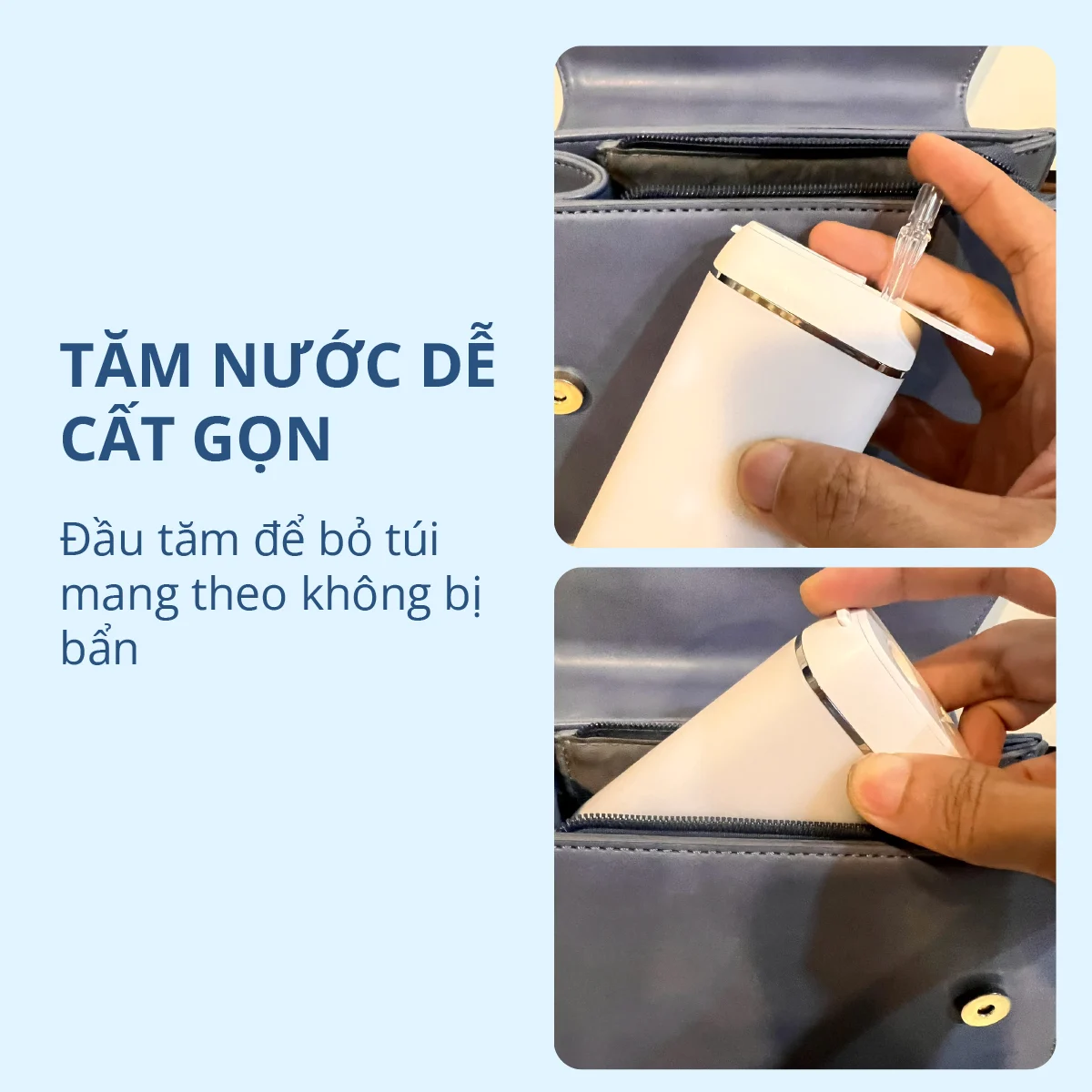 Tăm nước Kachi MK357 nhỏ gọn dễ dàng bỏ trong túi xách - Hàng chính hãng