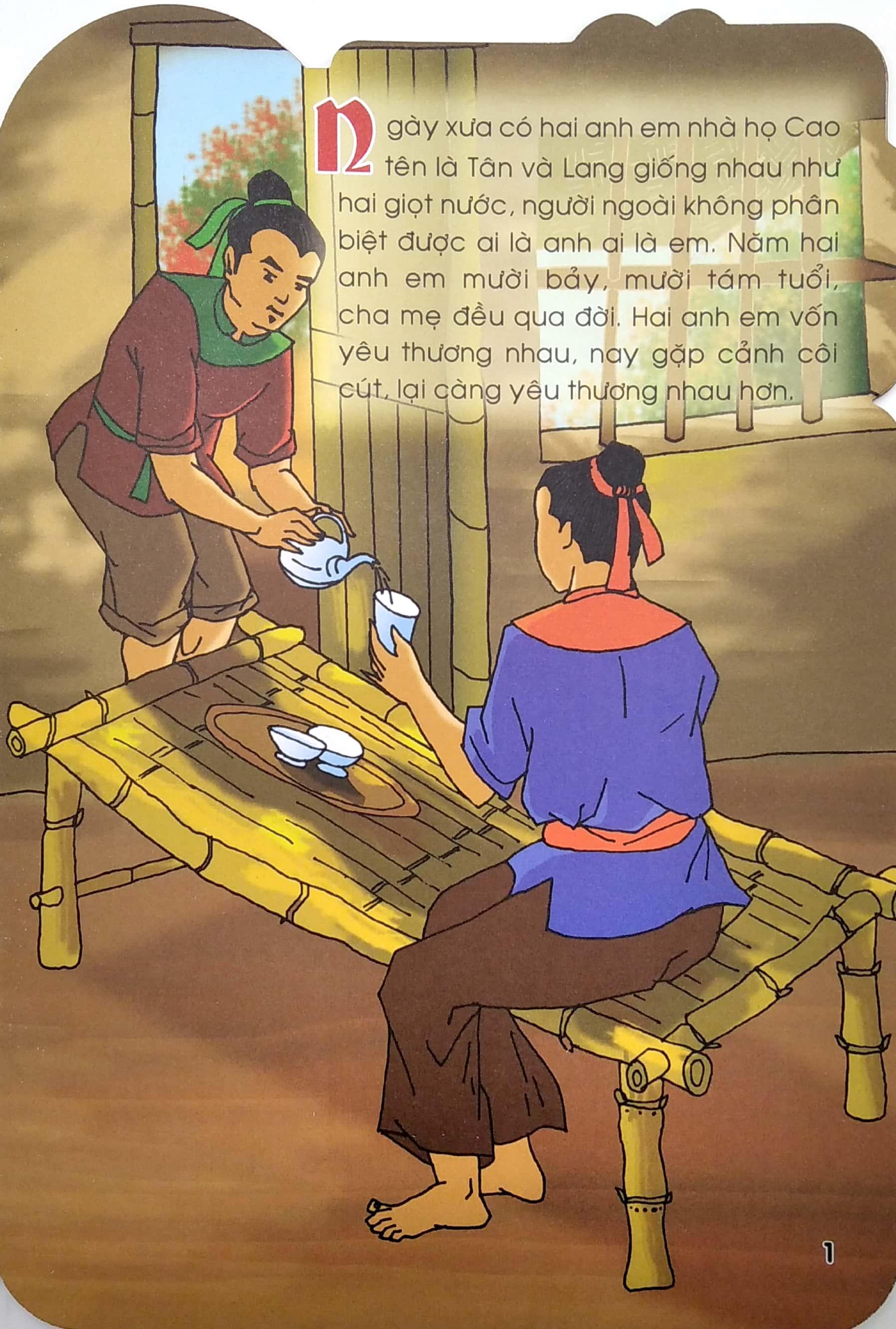 Truyện Cổ Tích Việt Nam Dành Cho Thiếu Nhi - Sự Tích Trầu Cau (Tái Bản 2022)