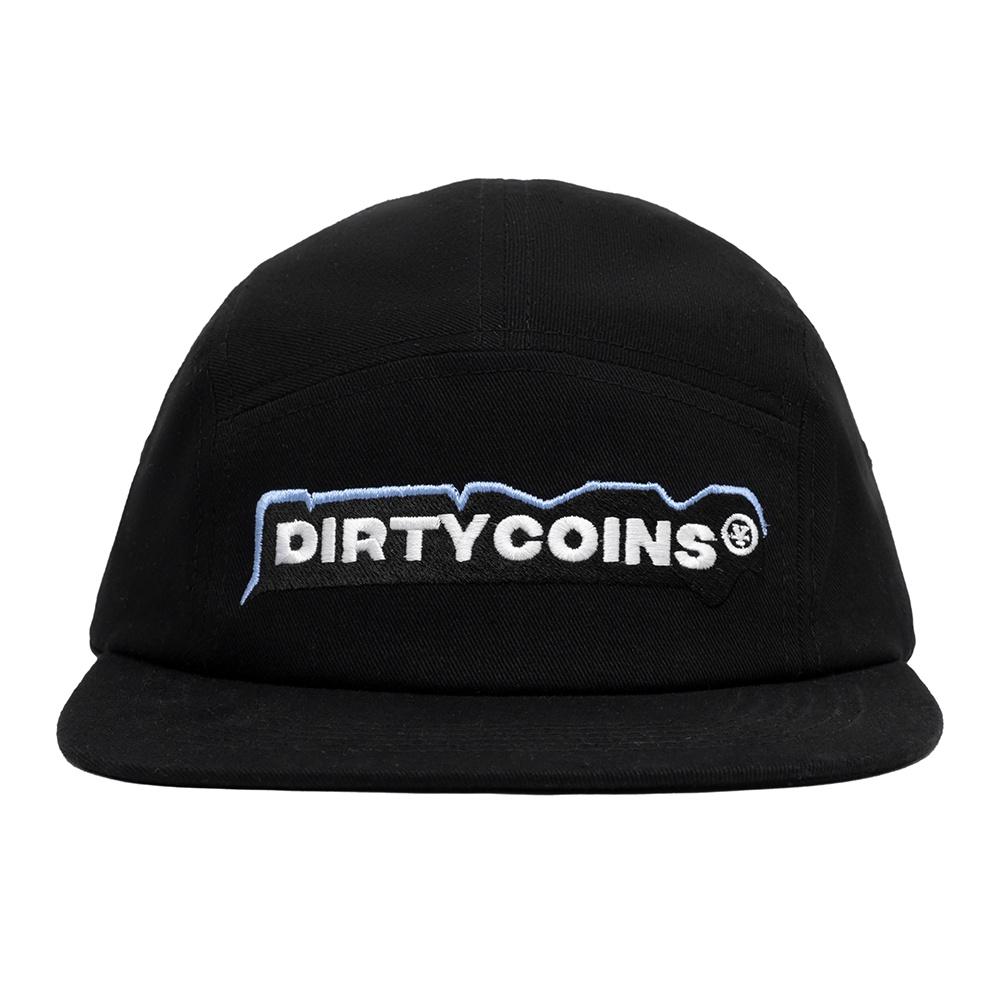 DirtyCoins Nón 5 Panels Cap - Black
