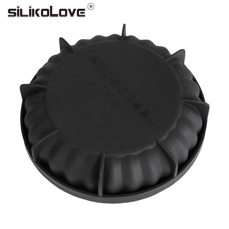 SILIKOLOVE 7Inch Tròn Mousse Khuôn Khuôn Silicon Cho Bánh Mousse Cho Nhà Bếp Sugaring Bánh Ngọt Dụng Cụ Làm Bánh Phụ Kiện