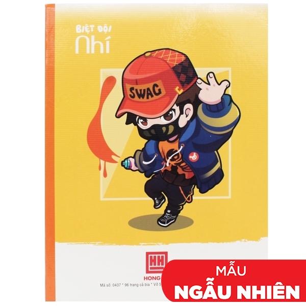 Vở Class Biệt Đội Nhí - 5 Ô Ly 96 Trang - Hồng Hà 0437 (Mẫu Màu Giao Ngẫu Nhiên)