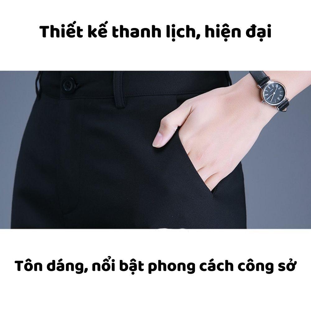 Quần Baggy Nữ Công Sở -Quần Tây , Chất Vải Sịn Loại 1 Mix Đồ Đi Làm - Đi Học- Đi Chơi - Tôn dáng,Thanh Lịch