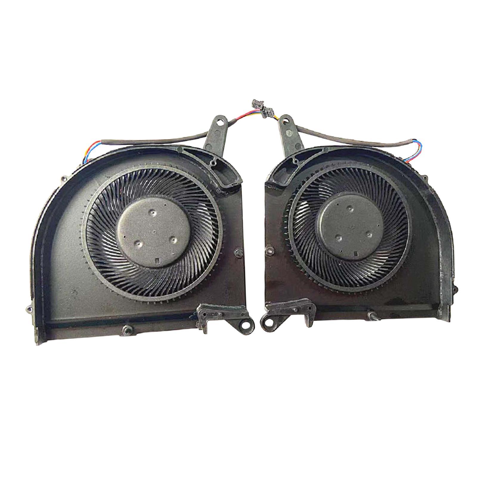 2x Laptop CPU Cooling Fan ,Computer Fan ,High Performance ,Professional ,Direct Replace Accessory CPU  PC Cooling Fan for  15G 17P KB