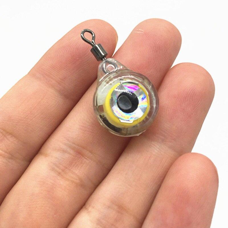 1pc Fishing Lure Light LED Deep Drop Underwater Attractive Fishing Light Waterproof Hook 3cm Green Red White 4 Colors Mini Lamp