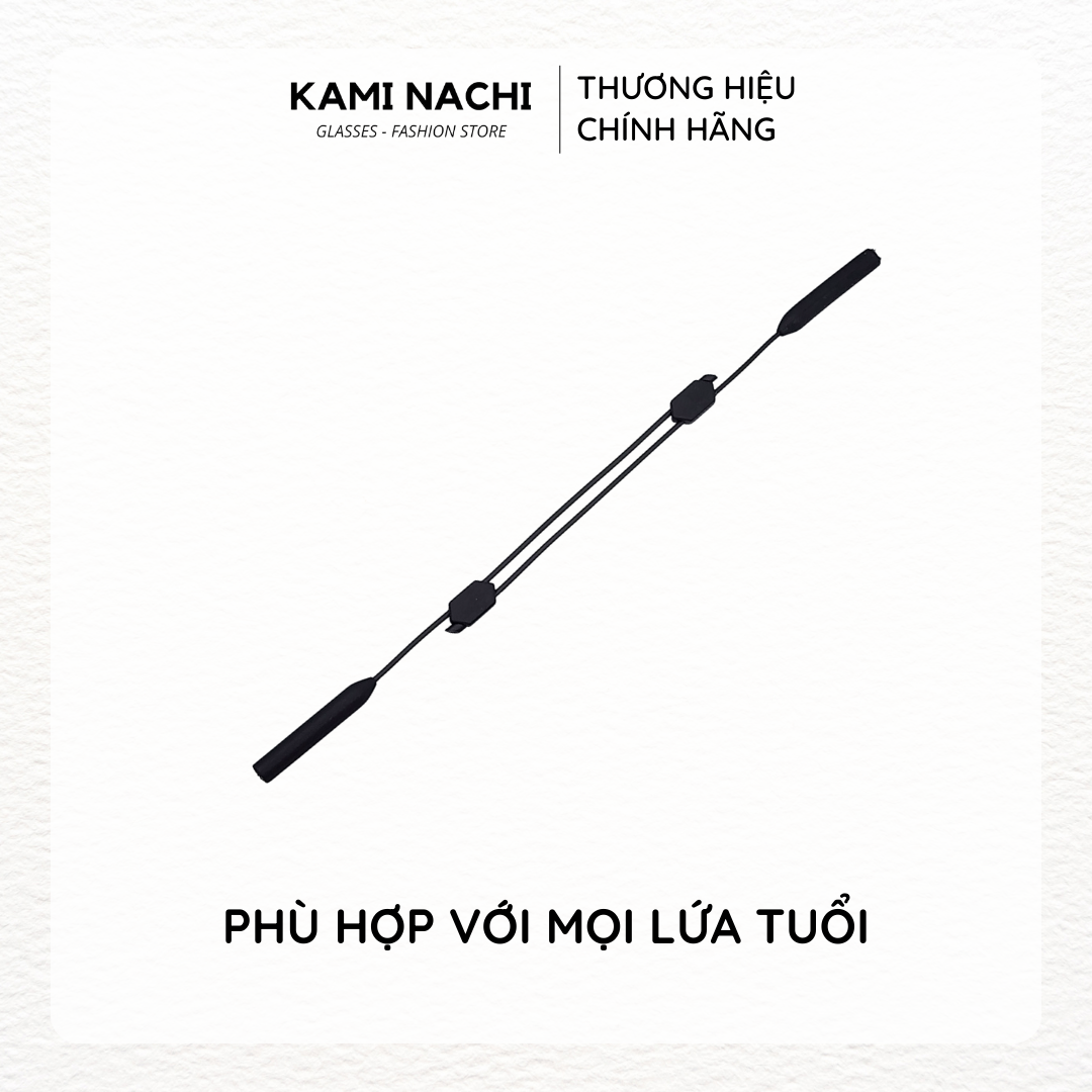 Dây đeo giữ chống trượt cho mắt kính chất liệu nhựa silicon, ôm sát vòng đầu KAMI NACHI
