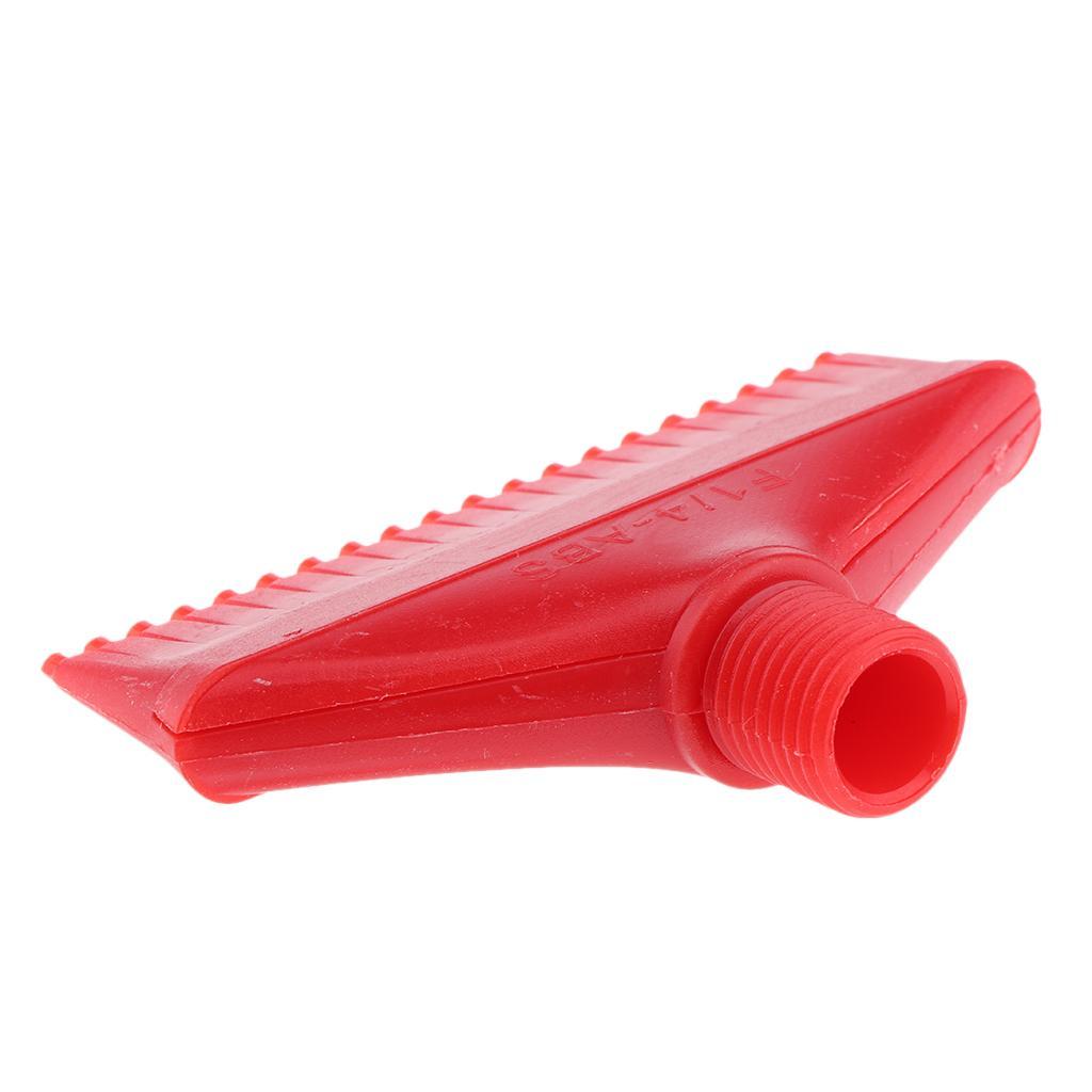 Set of 4 ABS Plastic 1/4 Air Knife Blowing Wind Jet Washer Nozzles Red 70mm