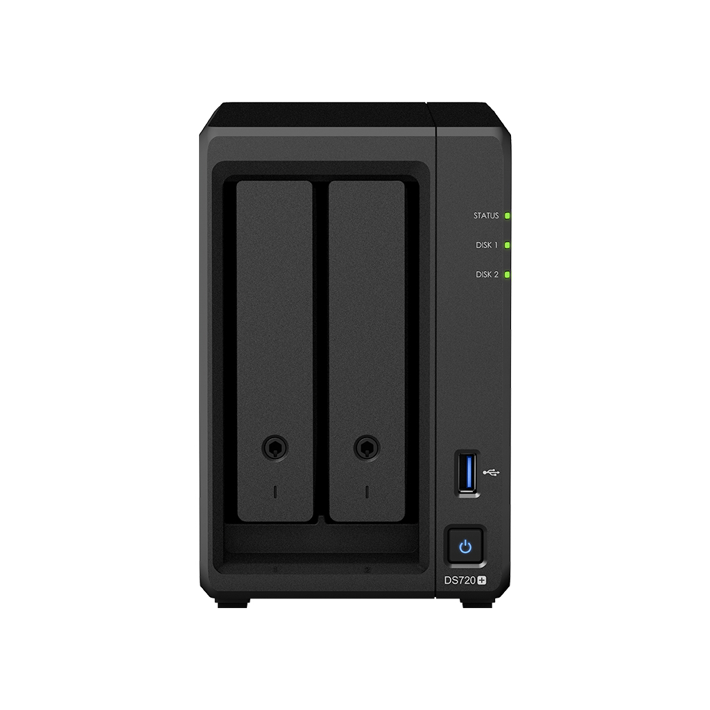 Combo Thiết bị lưu trữ NAS Synology DS720+ kèm 1 ổ cứng Toshiba NAS N300 4TB - Hàng chính hãng