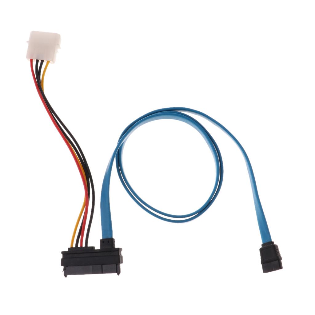 7 Pin  Serial  SAS 29 Pin & 4 Pin Cable Male Connector Adapter