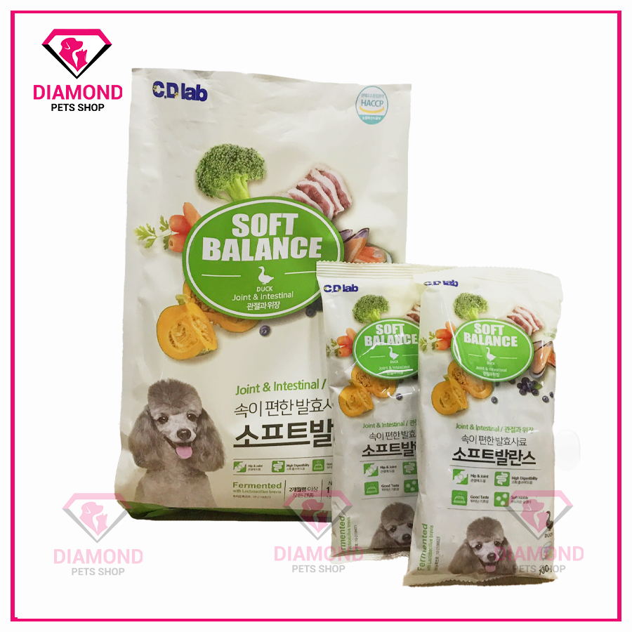 Soft Balance - Thức ăn hạt mềm TỐT CHO XƯƠNG KHỚP VÀ ĐƯỜNG RUỘT dành cho chó mọi lứa tuổi VỊ VỊT