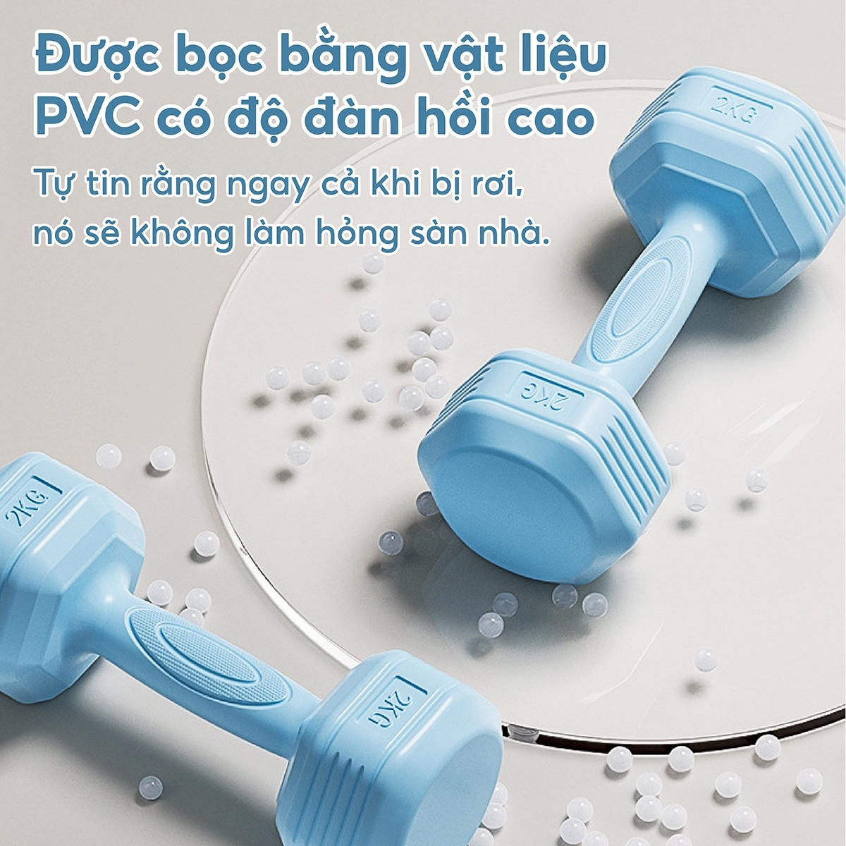 BG Bộ 2 tạ tay Q314 tạ tập tay cao cấp tập gym tại nhà (hàng nhập khẩu)