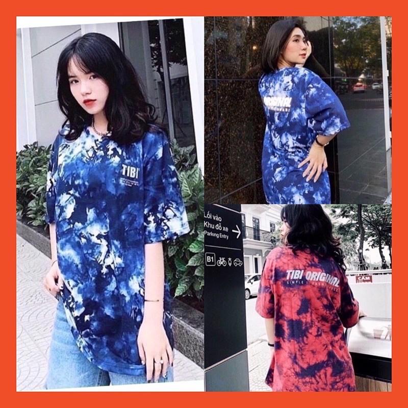 Áo thun nam nữ TIBI form rộng chất thun dày dặn co giãn siêu chất