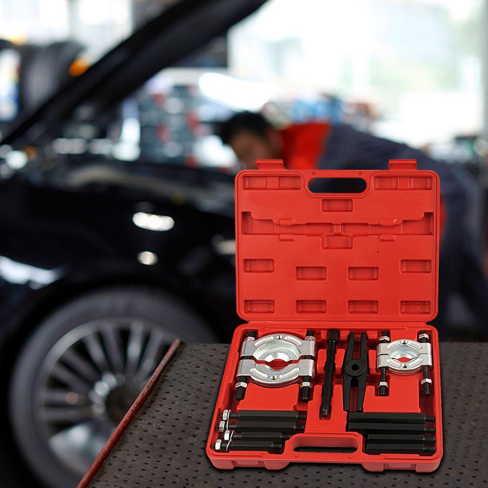 14 PCS Bearing Separator Puller Kit Heavy Duty Bearing Splitter Remover for Wheel Hub Gear Pinion Automotive Repair Tool