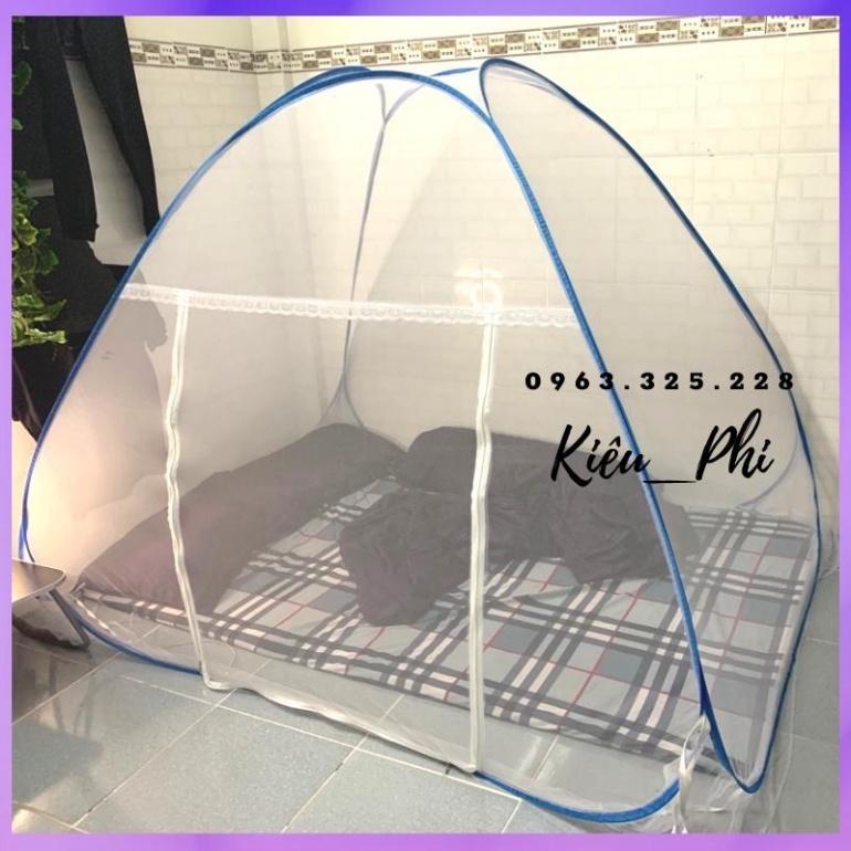 Màn chụp tự bung người lớn - mùng tự bung đỉnh chóp cao cấp 1m2 1m6 1m8 2m2 gấp gọn thông minh