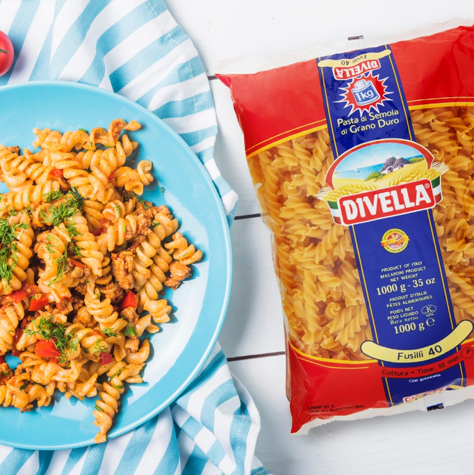 Combo 5 Gói Nui Fusilli 40 Divella