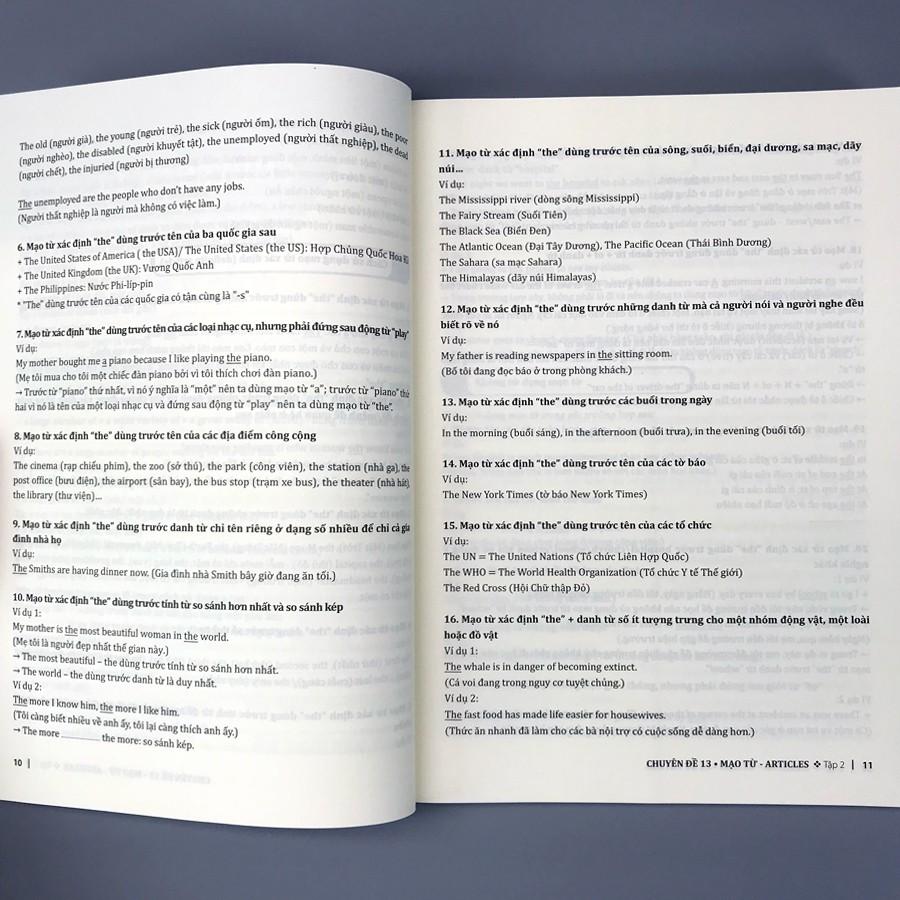 Sách 25 Chuyên Đề Ngữ Pháp Tiếng Anh Trọng Tâm Tập 2