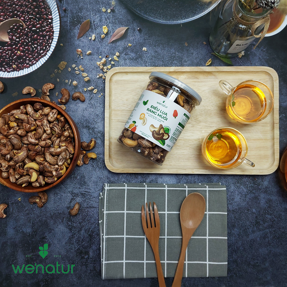 Hạt Điều Lụa Rang Muối Tự Nhiên 250g