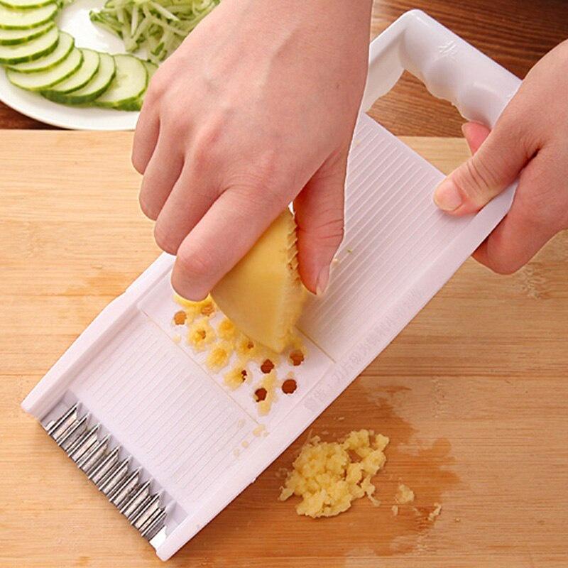 5In1 Multifunctional Vegetable Cutter Potato Slicer Carrot Grater Onion Dicer Kitchen Accessories Steel Blade Vegetable Tools