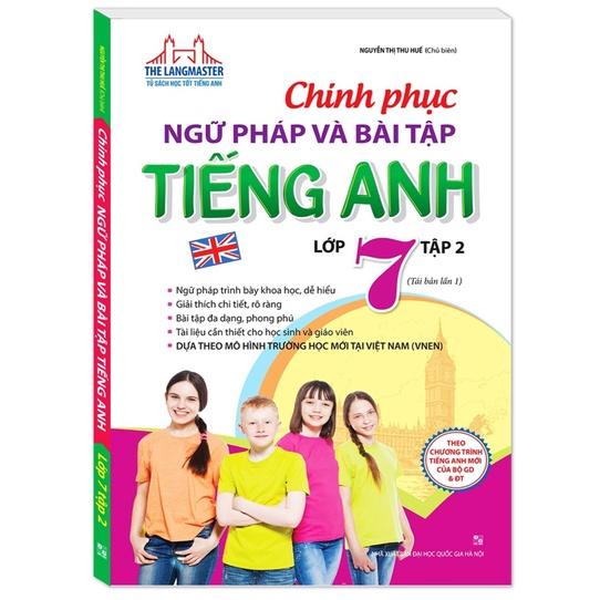 Sách - Combo chinh phục ngữ pháp và bài tập tiếng Anh lớp 7