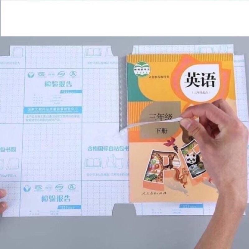 Sét bọc sách vở, sách giáo khoa cho bé kích thước 30x43cm
