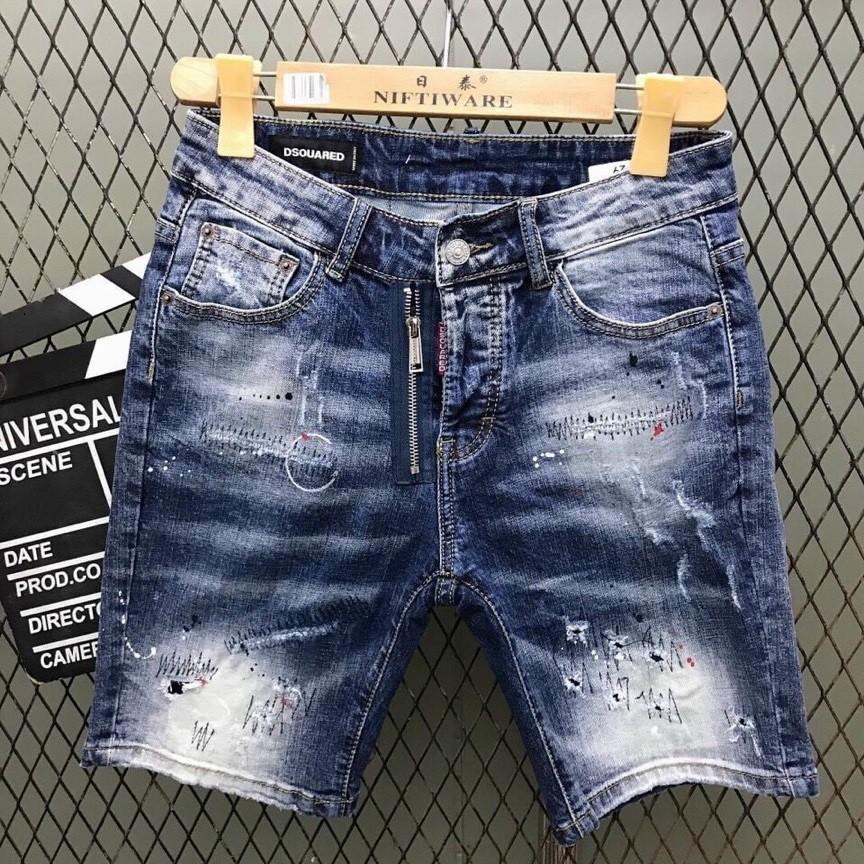 Quần short jean nam thiết kế được người ưa chuộng King168 , quần short jeans nam M2