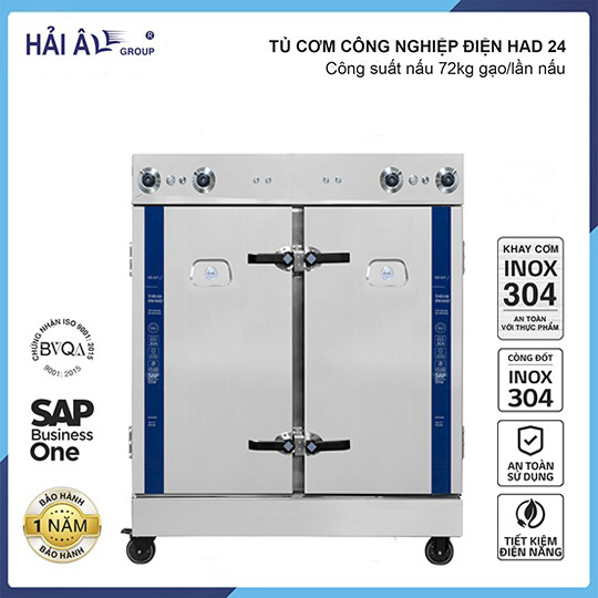 Tủ Nấu Cơm Công Nghiệp Hải Âu HAD 24 - Hàng Chính Hãng