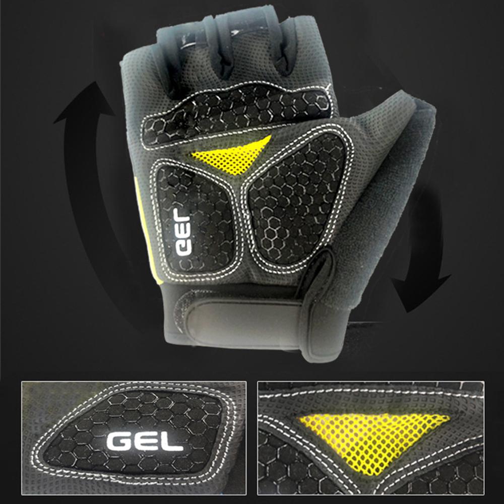 Guantes Ciclismo Nam/Nữ Xe Đạp Đường Bộ Găng Tay Phản Quang Ngón Găng Tay Thoáng Khí Chống Sốc Thể Thao Tay Xe Đạp