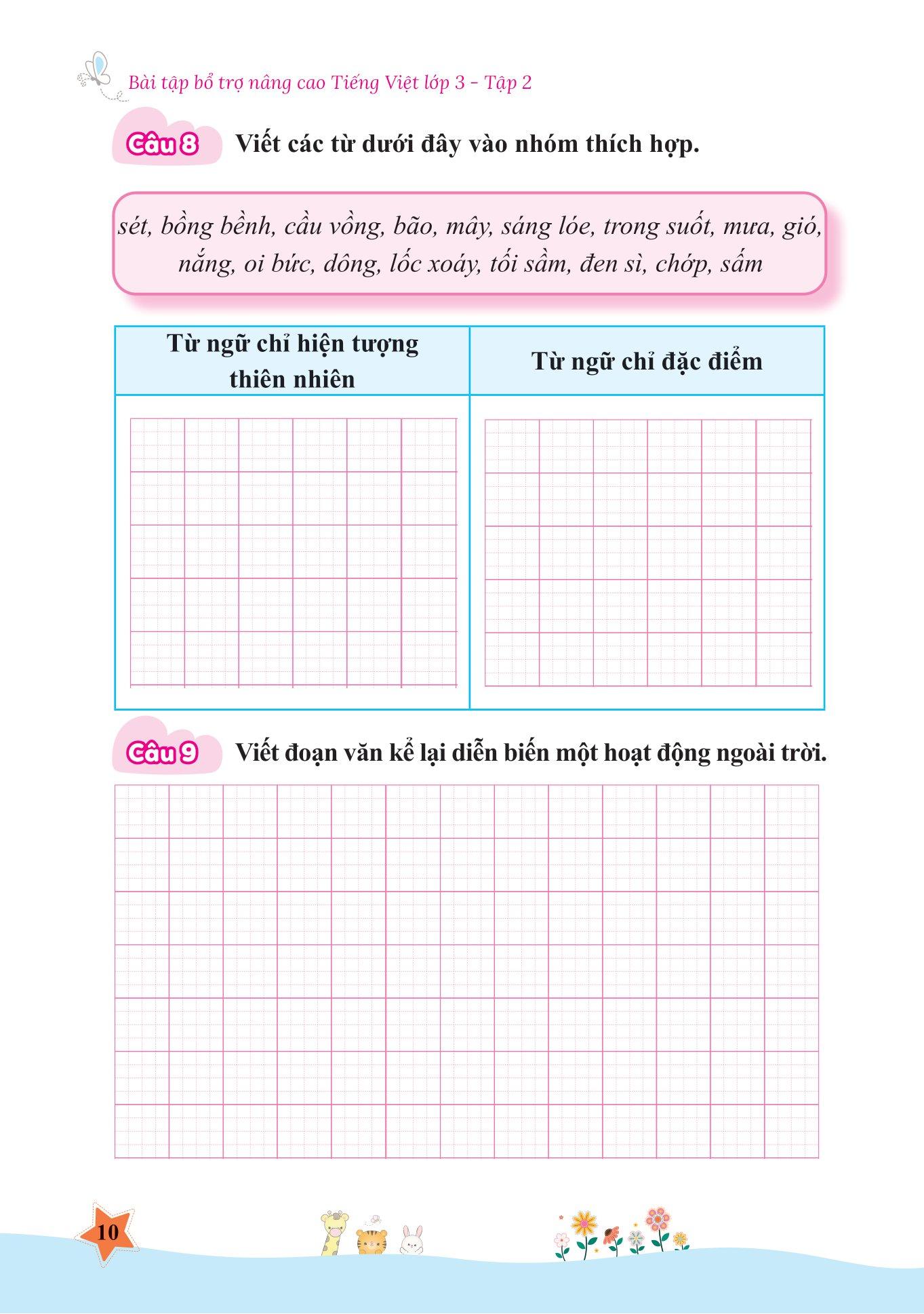 Bài Tập Bổ Trợ Và Nâng Cao Tiếng Việt Lớp 3 - Tập 2 (Theo Chương Trình GDPT Của Bộ Kết Nối Tri Thức)