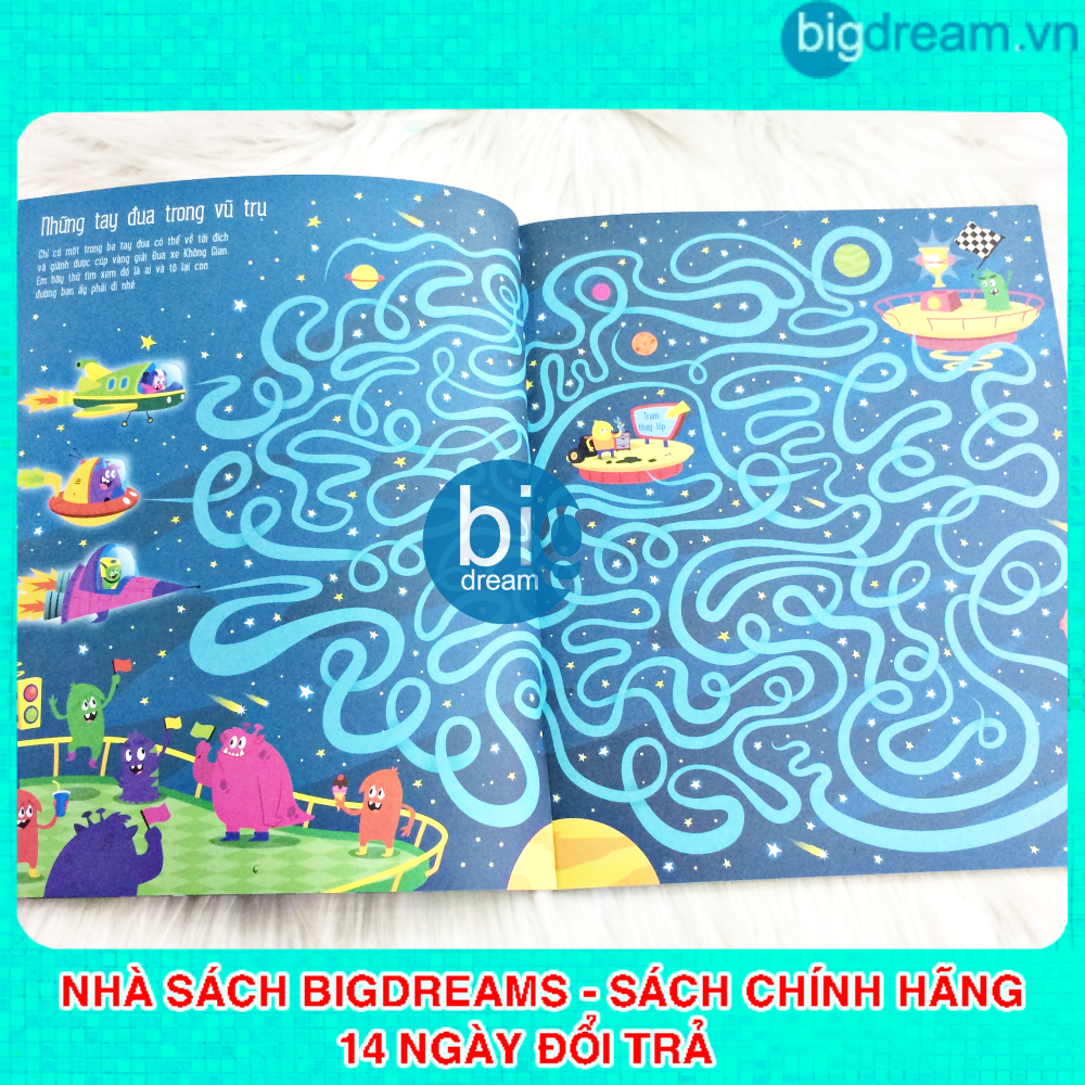 Mê Cung Phát Triển Tư Duy Du Hành Vũ Trụ - Rèn luyện khả năng tập trung, phát triển thị giác và trí thông minh