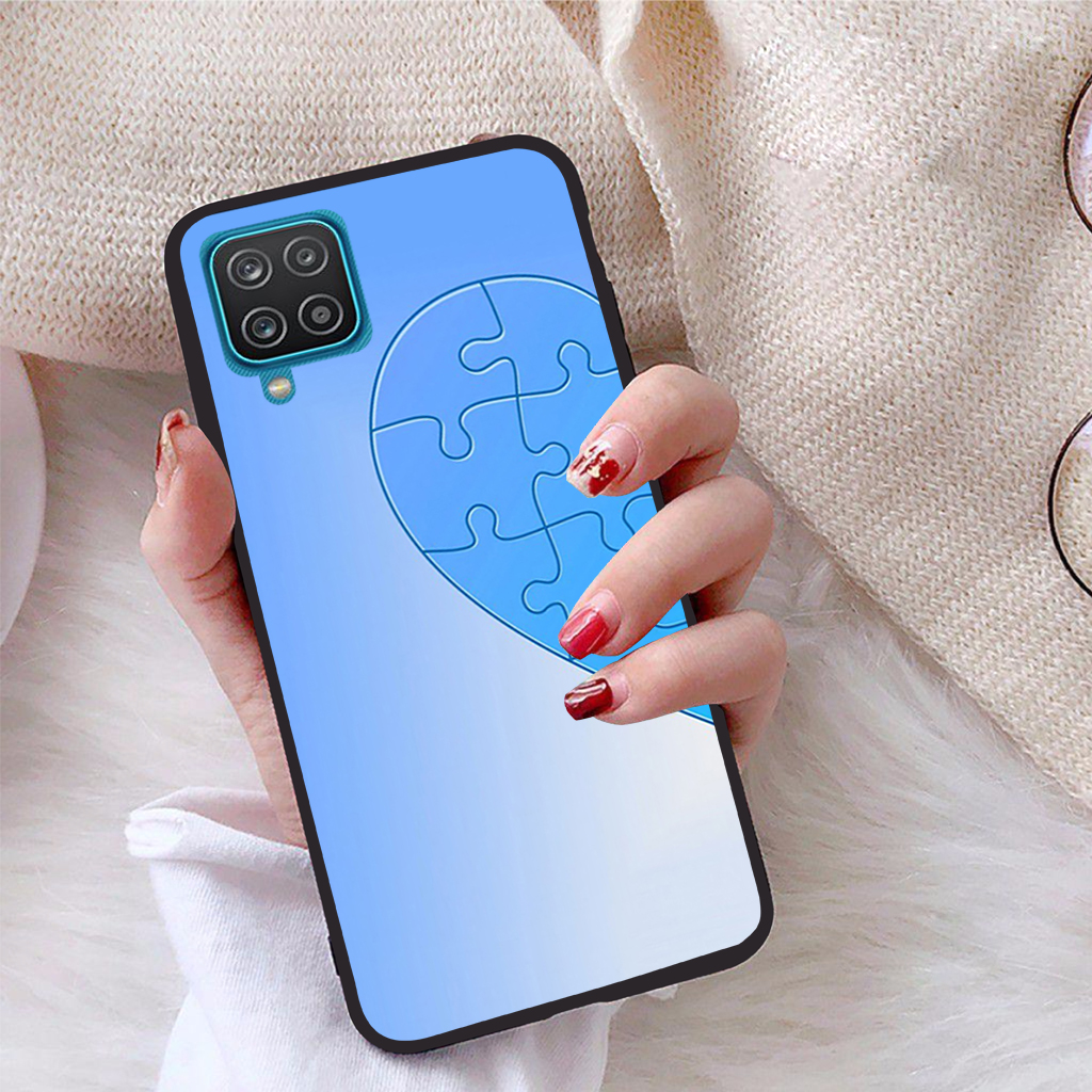 Ốp lưng dành cho Samsung Galaxy A12 viền dẻo TPU Bộ sưu tập ốp đôi - Hàng chính hãng