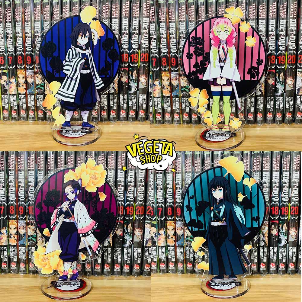 Mô Hình Tượng Standee Acrylic Mica 2 mặt Thanh Gươm Diệt Quỷ - Kimetsu No Yaiba - Tanjiro Nezuko Zenitsu Inosuke Trụ cột