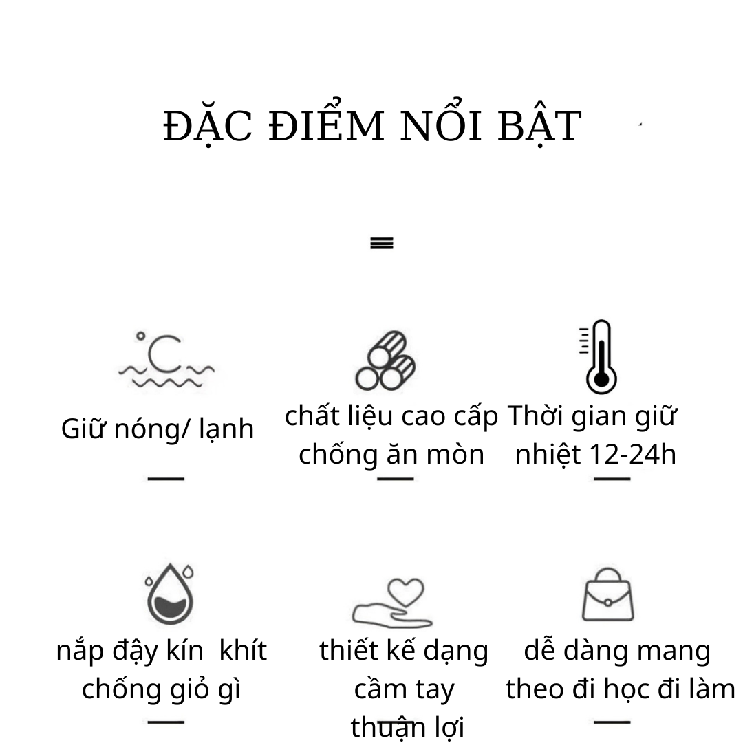 Ly cốc giữ nhiệt coffee lõi inox 304 có ống hút TiLoKi TGN08 dung tích 400ml