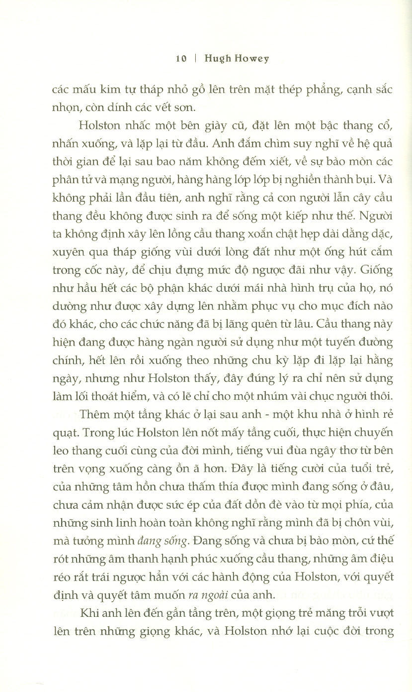 LEN CHÙI - SILO THÁP GIỐNG #1 (Hugh Howey) Thành Nguyễn dịch - tiểu thuyết trinh thám