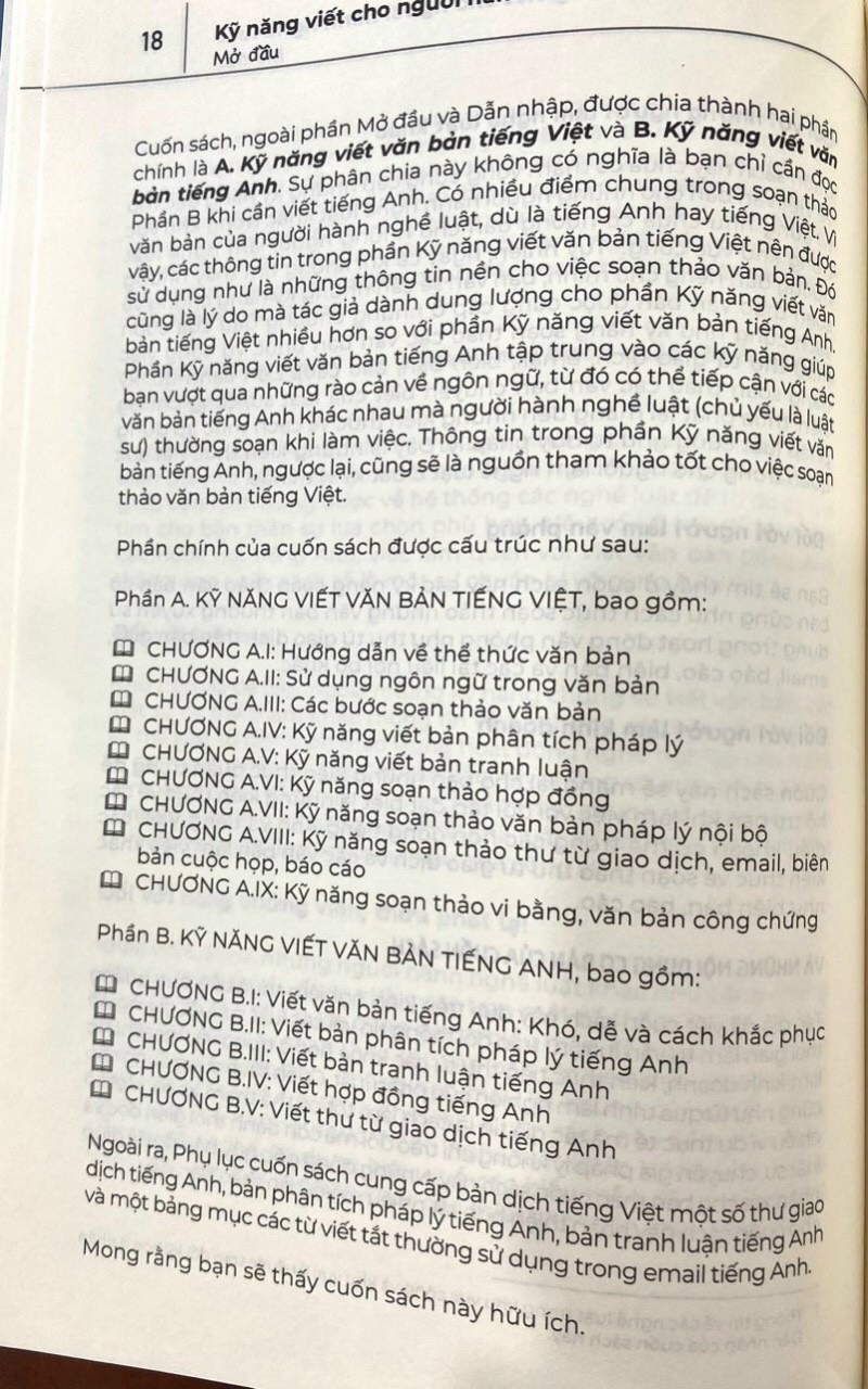 Kỹ năng viết cho người hành nghề luật