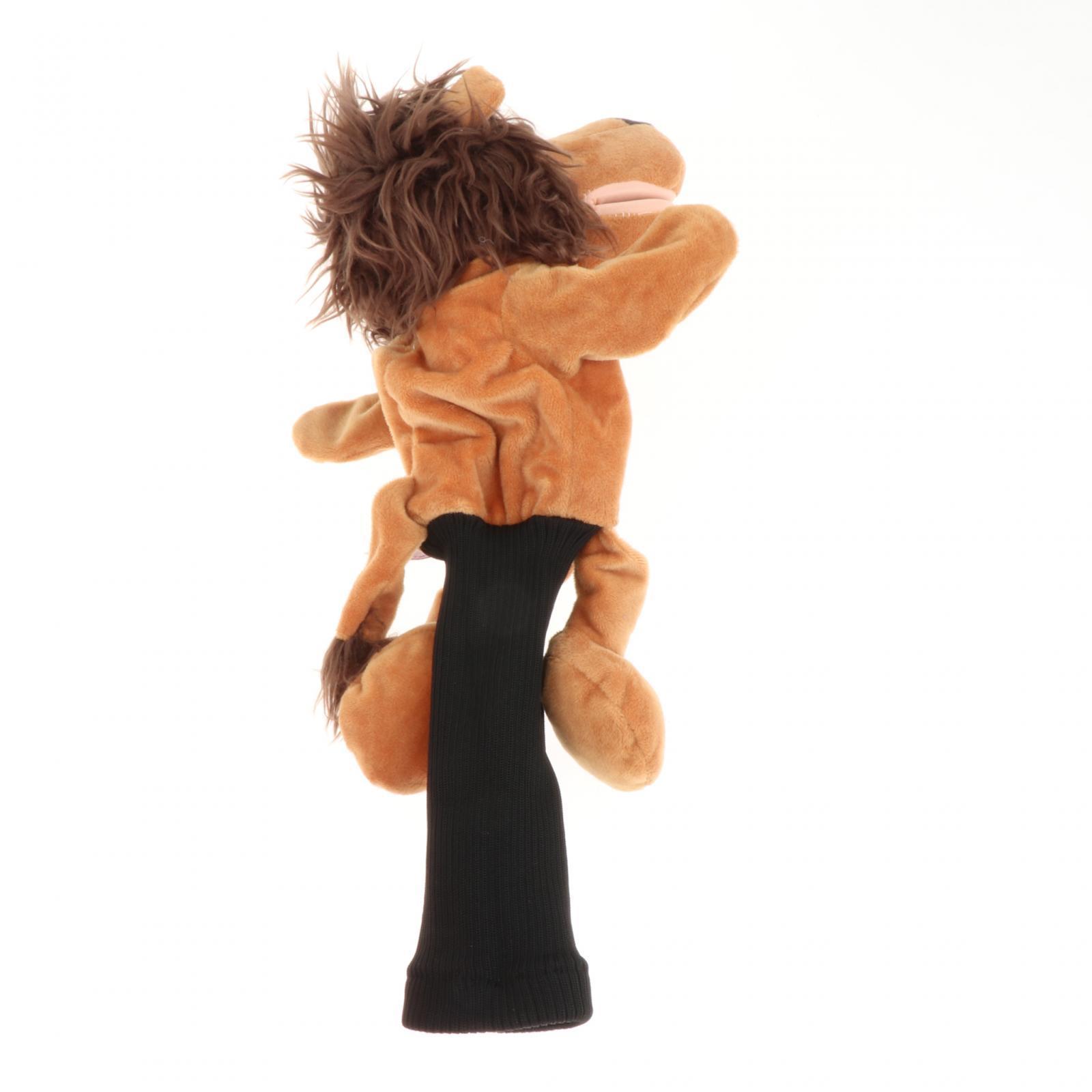 Golf Wood Headcover Golf Head Cover Plush Novelty Cute Durable Fashion Golf Head Cover Golf Driver Headcover for Outdoor Sports Unisex